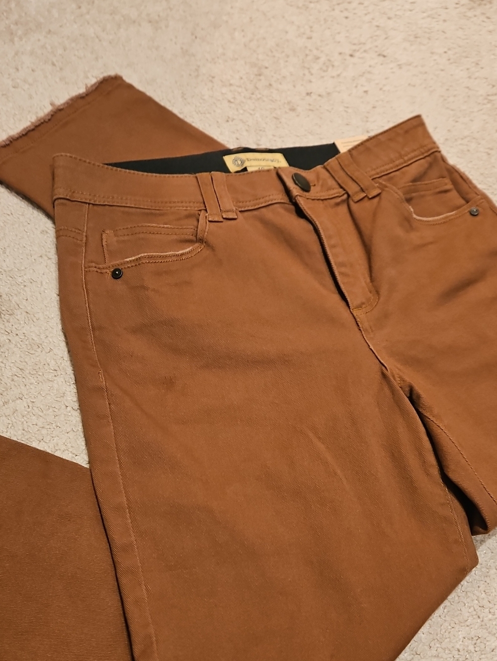 Democracy Straight Leg Jeans in Rustic Brown